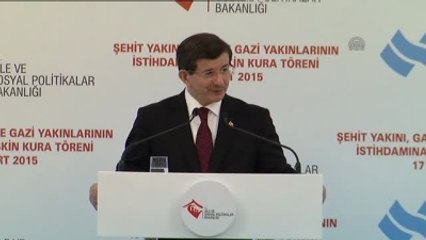 Davutoğlu: "Her İstihdam Bir Eve Büyük Mutluluk Getirir"