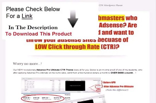 CTR Theme - Top-selling Adsense Wordpress Theme full