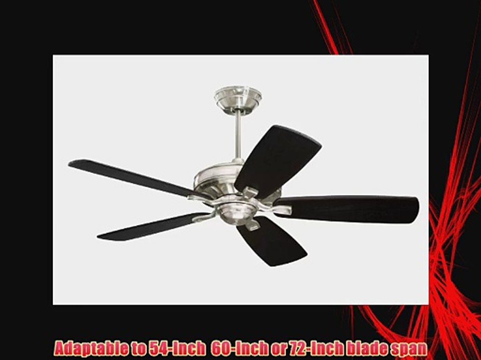 Emerson CF787BS Carrera Grande Indoor/Outdoor Ceiling Fan 54-Inch 60-Inch or 72-Inch Blade