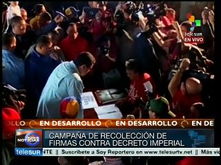 Maduro: recogeremos 10 millones de firmas por la paz y soberanía