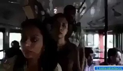 Boy chases Girl in Bus