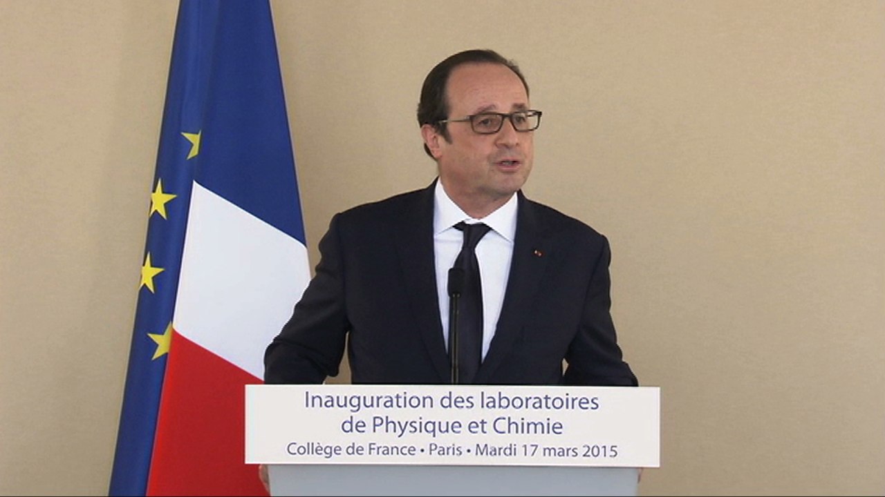 Discours lors de l'inauguration des laboratoires de Physique et Chimie