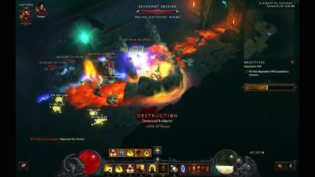 Diablo 3 Build Moine Feu Patch 2.1.2