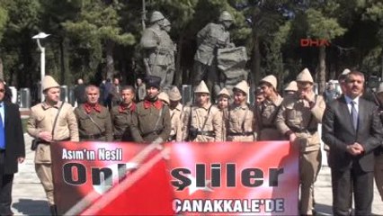 Çanakkale - Onbeşliler'den Çanakkale'de 15 Yaşında Şehit Düşen Tokatlı Atalarına Ziyaret