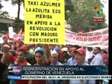 Transportistas venezolanos se movilizan en apoyo a Nicolás Maduro
