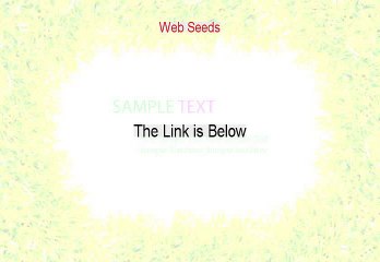 Web Seeds PDF [Instant Download 2015]
