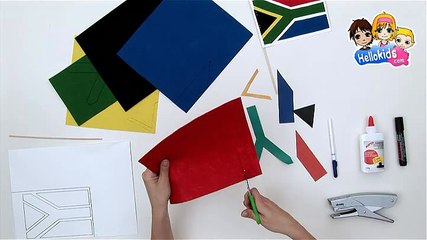 How to make a South African flag