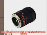 Rokinon 16M-NX 16mm f/2.0 Aspherical Wide Angle Lens for Samsung NX Cameras