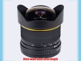Bower SLY358P Ultra Wide-Angle 8mm f/3.5 Fisheye Lens for Pentax