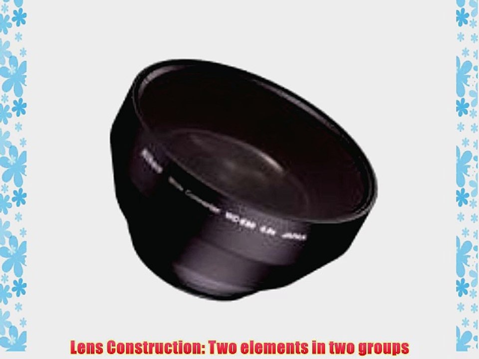Nikon WC-E80 Wide Angle Converter Lens for Select Coolpix Cameras (25106)