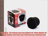 Opteka .35x HD2 Super Wide Angle Panoramic Macro Fisheye Lens for Panasonic Lumix DMC-FZ40