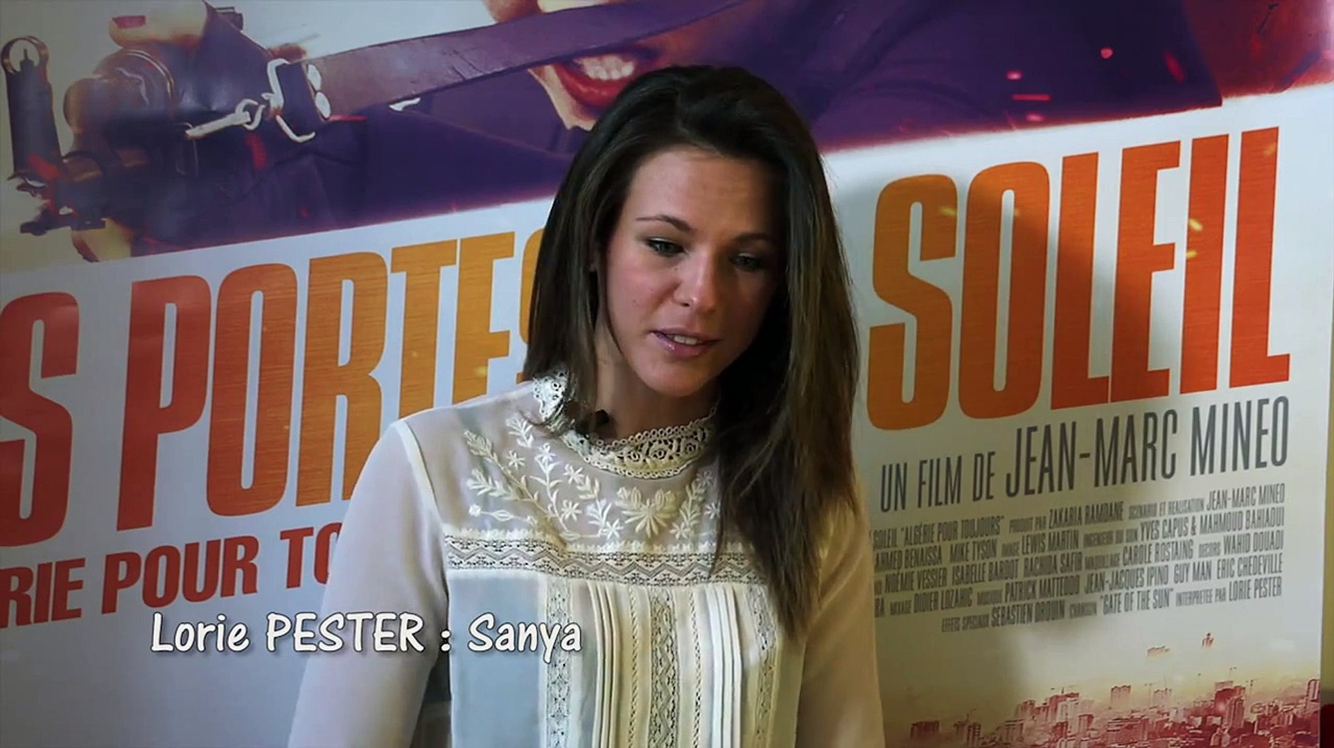 Interview "Lorie Pester" N°2 - "Les Portes du soleil - Algérie pour toujours"  [VF|HD] - Vidéo Dailymotion