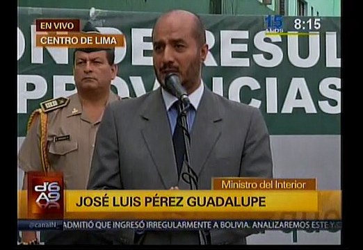 Pérez Guadalupe: Tercer país rechazó recibir a Belaunde Lossio