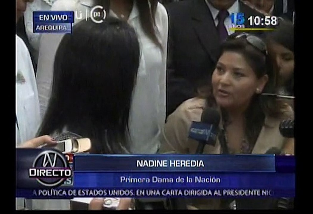 Nadine Heredia: Esperamos que Martín Belaunde Lossio rinda cuentas a la justicia