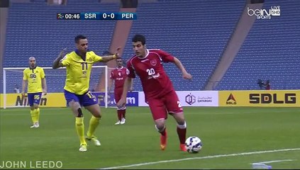 الشوط الاول مباراة النصر بيروزي كامله أبطال آسيا 2015 الجولة الثالثة ذهاب