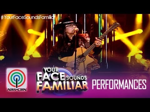Your Face Sounds Familiar: Tutti Caringal as Freddie Aguilar - Anak