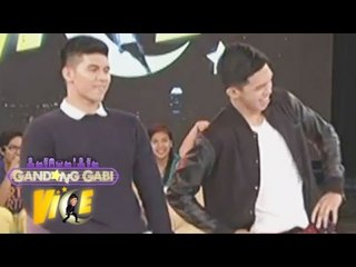 Kiefer, Thirdy do 'Wiggle' dance on GGV