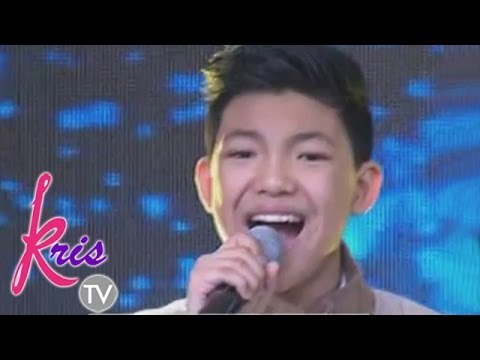 Darren sing his single In Love Ako Sa'yo on Kris TV