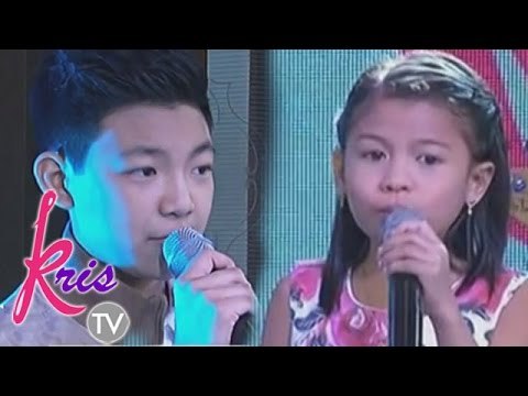 Darren and Lyca sing Tell The World of His Love on Kris TV