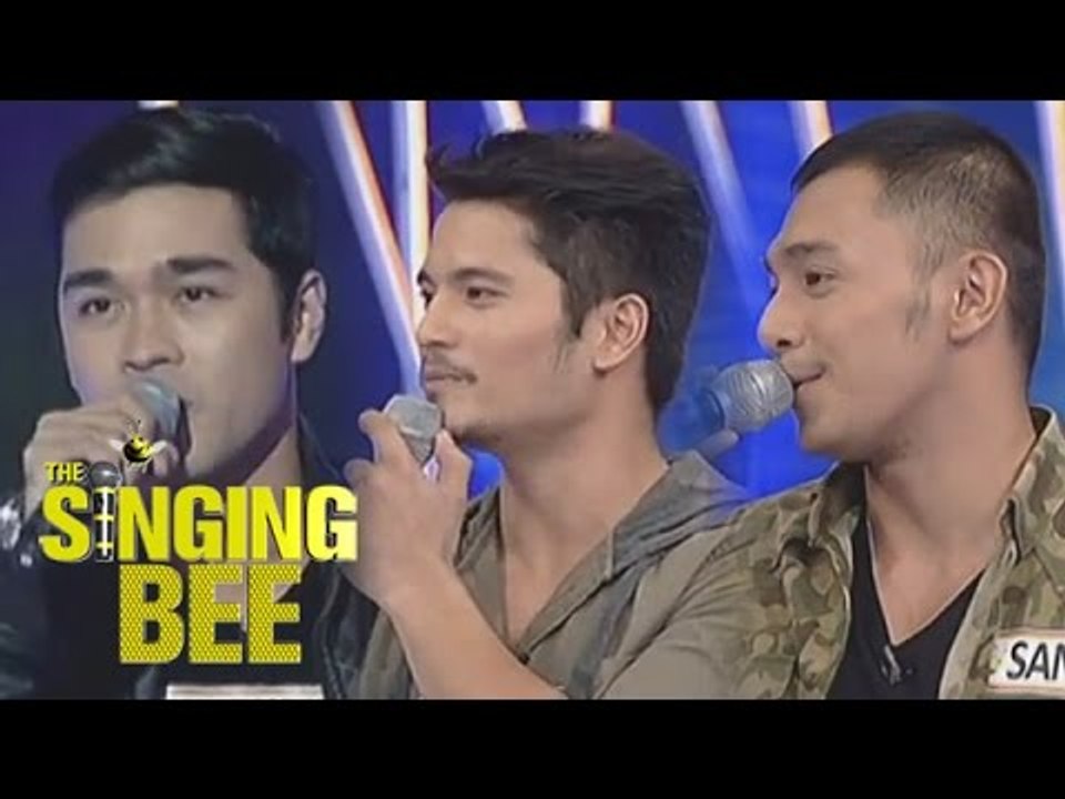 Indie actors Jess, Sandino, and Jun Jun competes on Singing Bee