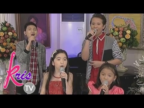 Voice Kids sing Thank You Ang Babait Ninyo on Kris TV