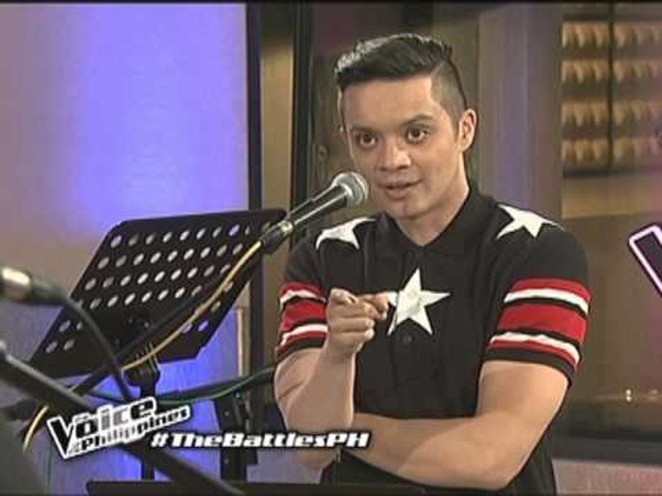 The Voice: Casper VS Rence Battle Rehearsal