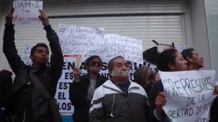 Meksika'da Carmen Aristegui'ye Destek Gösterisi