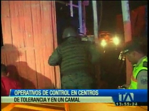 Autoridades realizaron control en centros de tolerancia