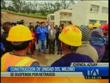 Construcción de escuela del milenio se suspendió en Cuenca