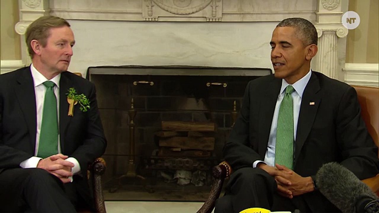 Obama Celebrates St Paddy's By Making Irish PM Hear A Bunch Of Jokes
