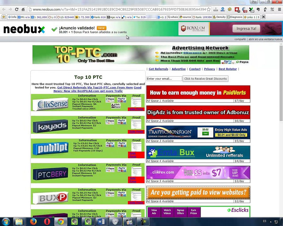 3 - como hacer dinero por internet - Como ver Los Anuncios