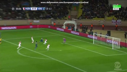 Olivier Giroud 0:1 | Monaco - Arsenal 17.03.2015 HD