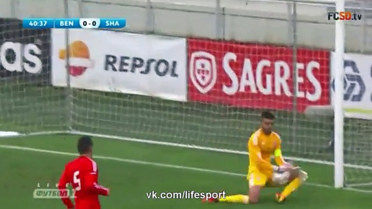 Benfica U19  1 - 2  Shakhtar U19  UEFA Youth League  Goals and Highlights 17.03.2015