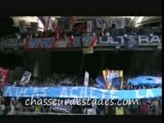 Supporters marseillais lors de Lyon - OM