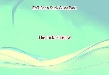 EMT-Basic Study Guide Book PDF Free (Get It Now 2015)