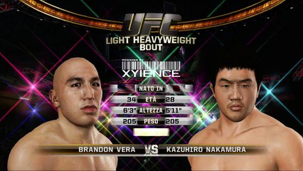 UFC3 Undisputed Brandon Vera vs Kazuhiro Nakamura
