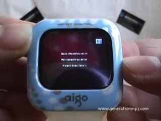 Test montre Aigo F029 generationmp3