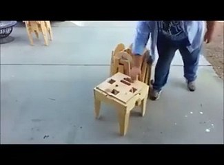 Space saving outdoor furniture