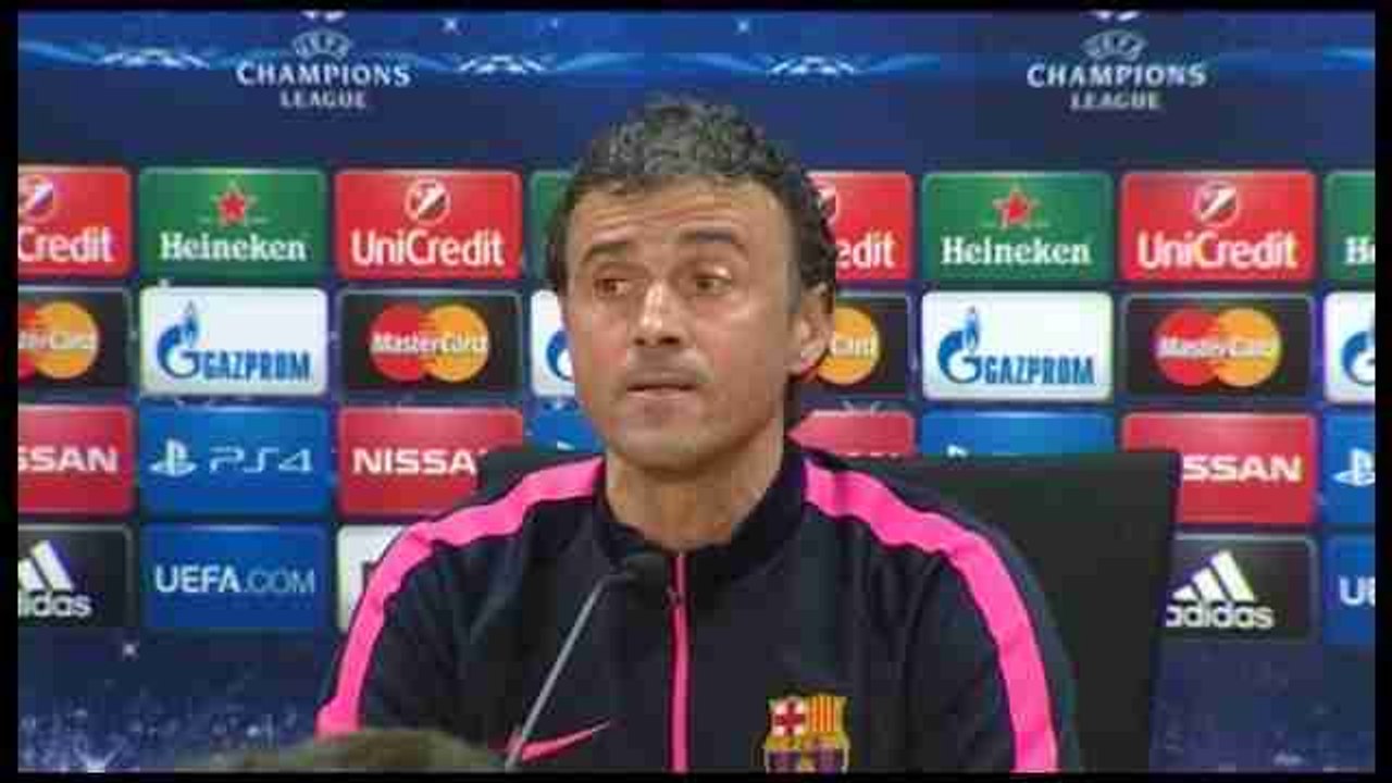 Luis Enrique recela del Manchester