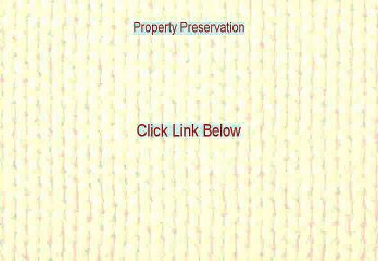 Property Preservation Free PDF [property preservation supplies]