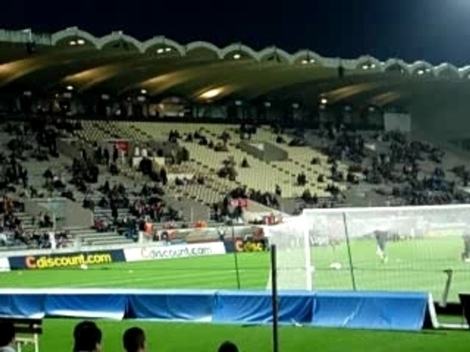 Echauffement Bordeaux/Sochaux