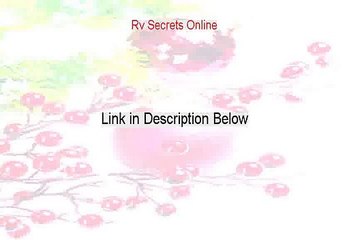 Rv Secrets Online Review (Rv Secrets Online)