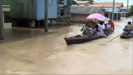 Brésil : d'importantes inondations à Boca do Acre