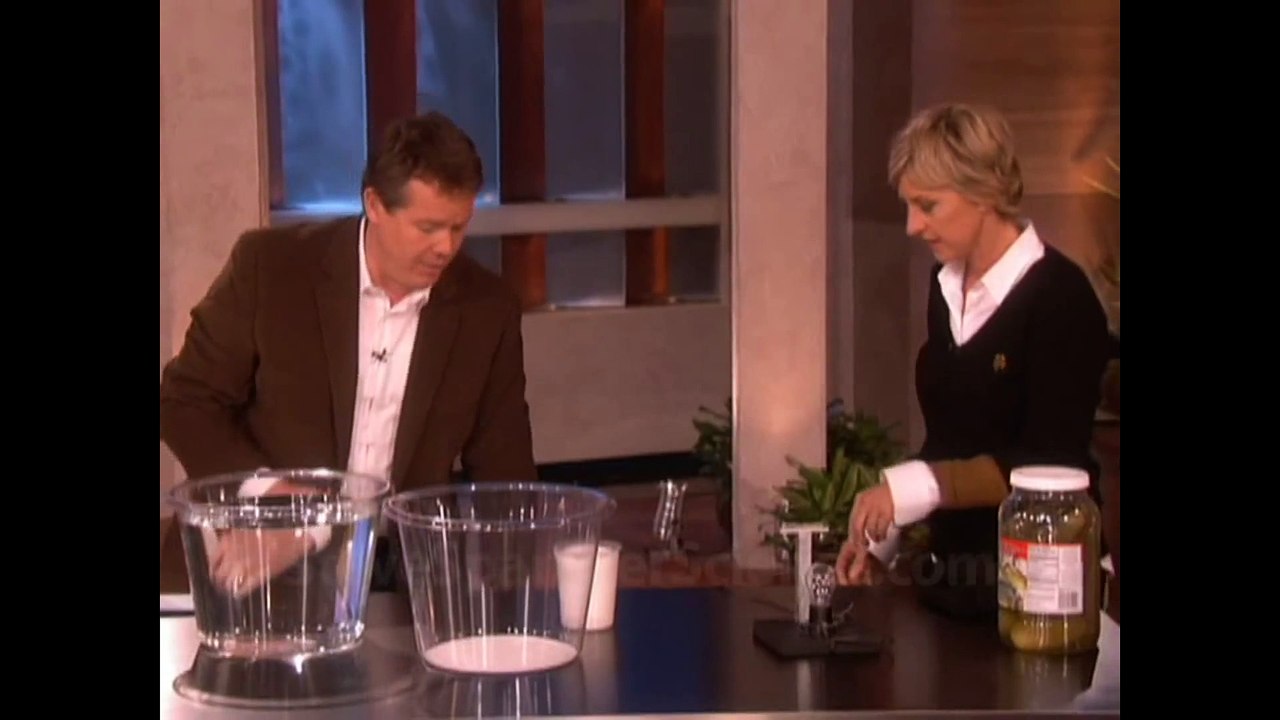 Insta-Snow Erupts on the Ellen Show