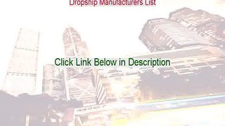 Dropship Manufacturers List PDF Download (dropship company list)