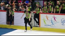 ISU World Junior Synchronized Skating Championships Day 2 Victory Ceremony