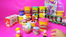 Juguetes de Peppa Pig Play doh Huevos Kinder Sorpresa Plastilina Peppa Pig en español