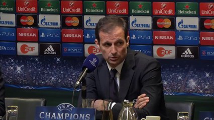 Allegri y Buffon, en la previa de buscar el pase a cuartos
