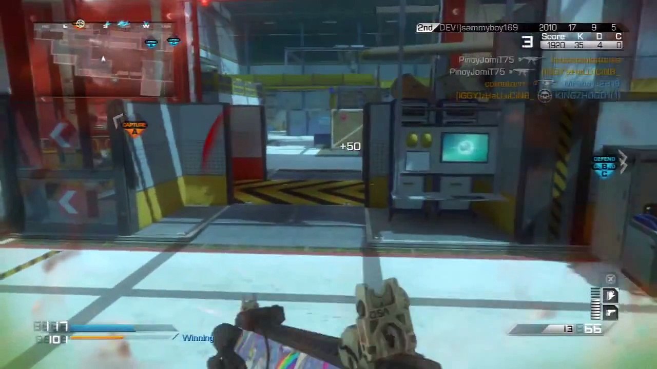 COD Ghosts_ _LIVE_ K.E.M Strike w_ ARX-160 - _Triple Capping Is Key_