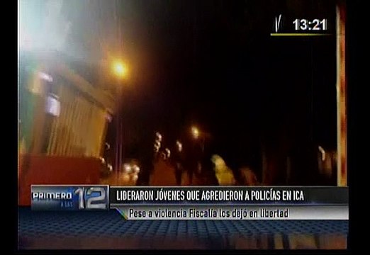 Ica: Joven en estado de ebriedad que agredió a policía fue liberado